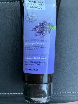 AHAVA DEAD SEA LAVENDER HAND CREAM 3.4 OZ