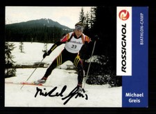 Michael Greis Autogrammkarte Original Signiert Biathlon +A 181642