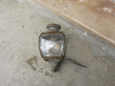 PLAFONIERA APPLIQUE Lampada da carrozza in Ottone riadattata a lampadario