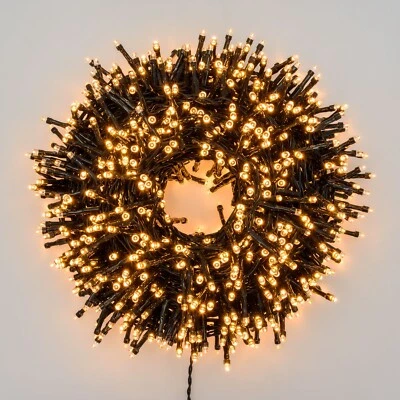 LOTTI IMPORTEX Lotti Luci di Natale 1500 LED Bianco Caldo Traditional con Timer Cavo 4+30,5 m