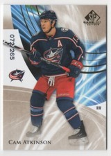 2020-21 SP Game Used - Cam Atkinson Golden Burst /265 - Columbus Blue Jackets