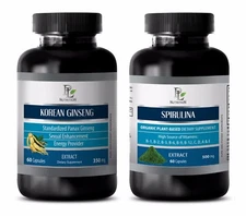 Weight loss organic - KOREAN GINSENG – SPIRULINA COMBO - spirulina algae