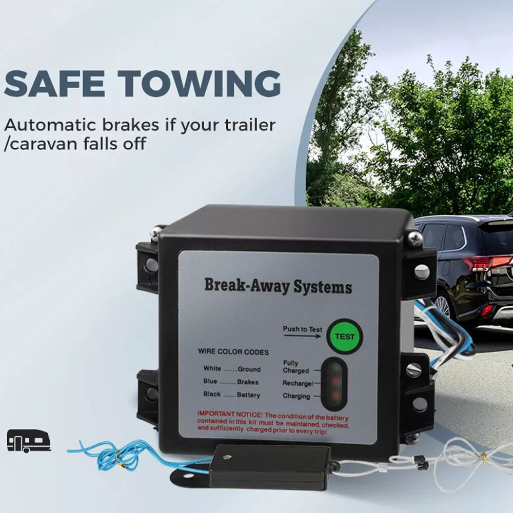 Trailer Brake Controller Tester Trailer Breakaway Battery Battery Load