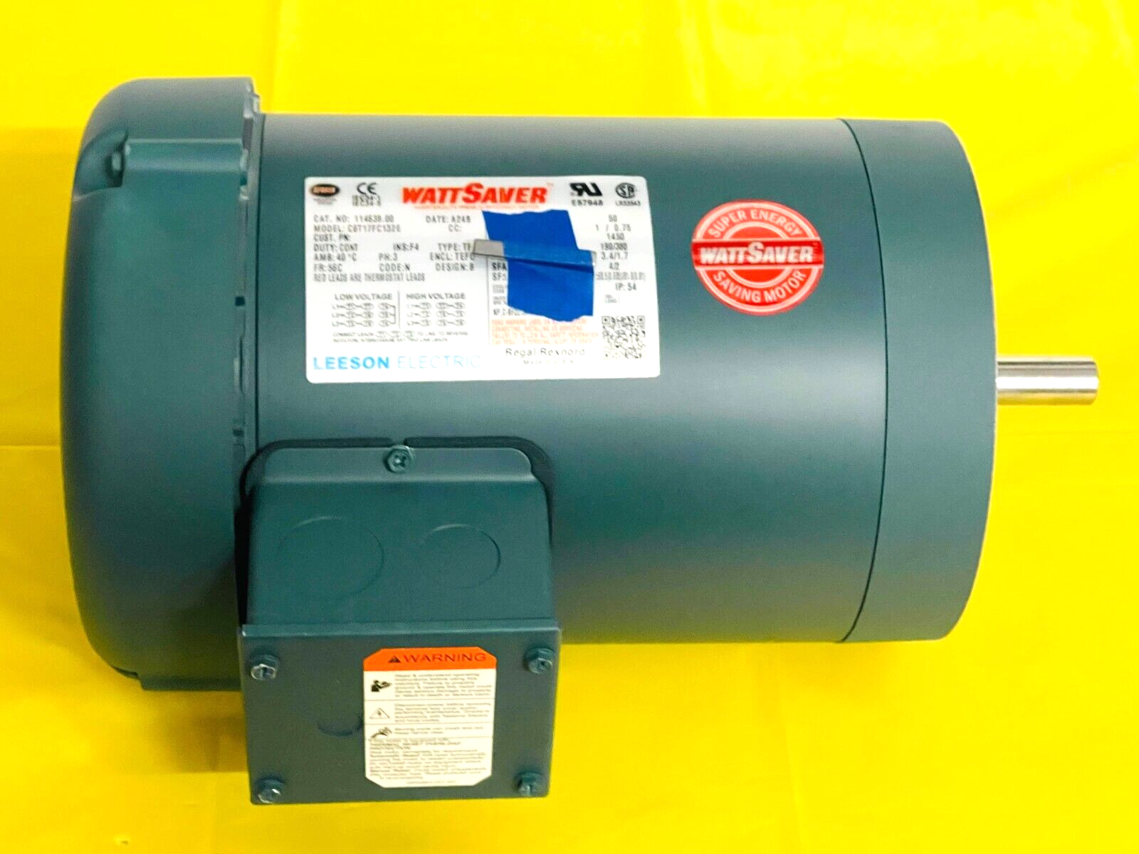 Leeson Wattsaver 114638.00 Inverter Duty Premium Efficiency Motor  