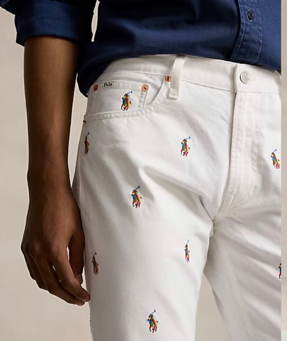 POLO RALPH LAUREN ホワイトパンツ 32/30 POLO RALPH LAUREN ホワイトパンツ 32/30