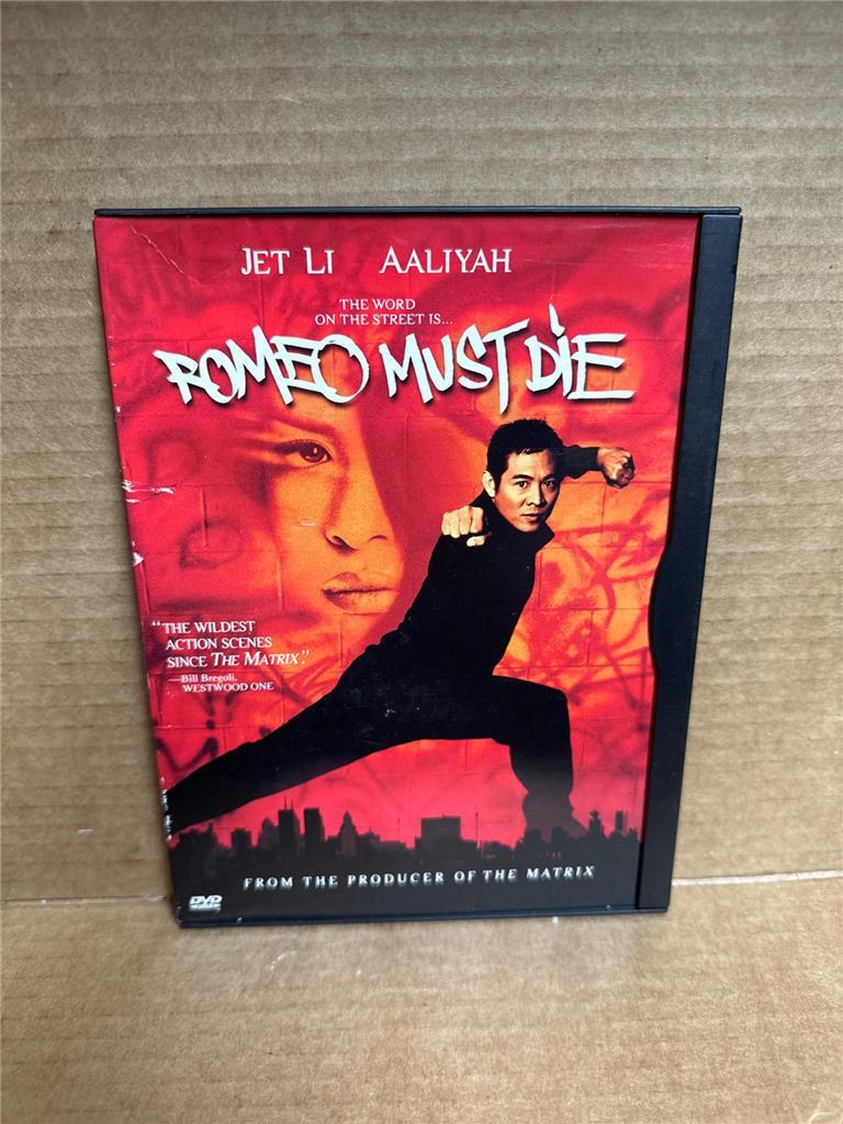 Romeo Must Die (DVD, 2000), Jet Li, Aaliyah, DMX, Delroy