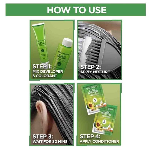 Garnier Color Naturals Hair Colouring Creme, Long-lasting Colour 55ml + 50g - Picture 11 of 16