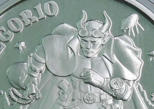 2017 Steampunk GREGARIO Angels and Demons 1 oz .999 Silver PROOF w/ COA