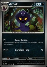 ARBOK 101/162 Pokemon Card Temporal Forces Near Mint
