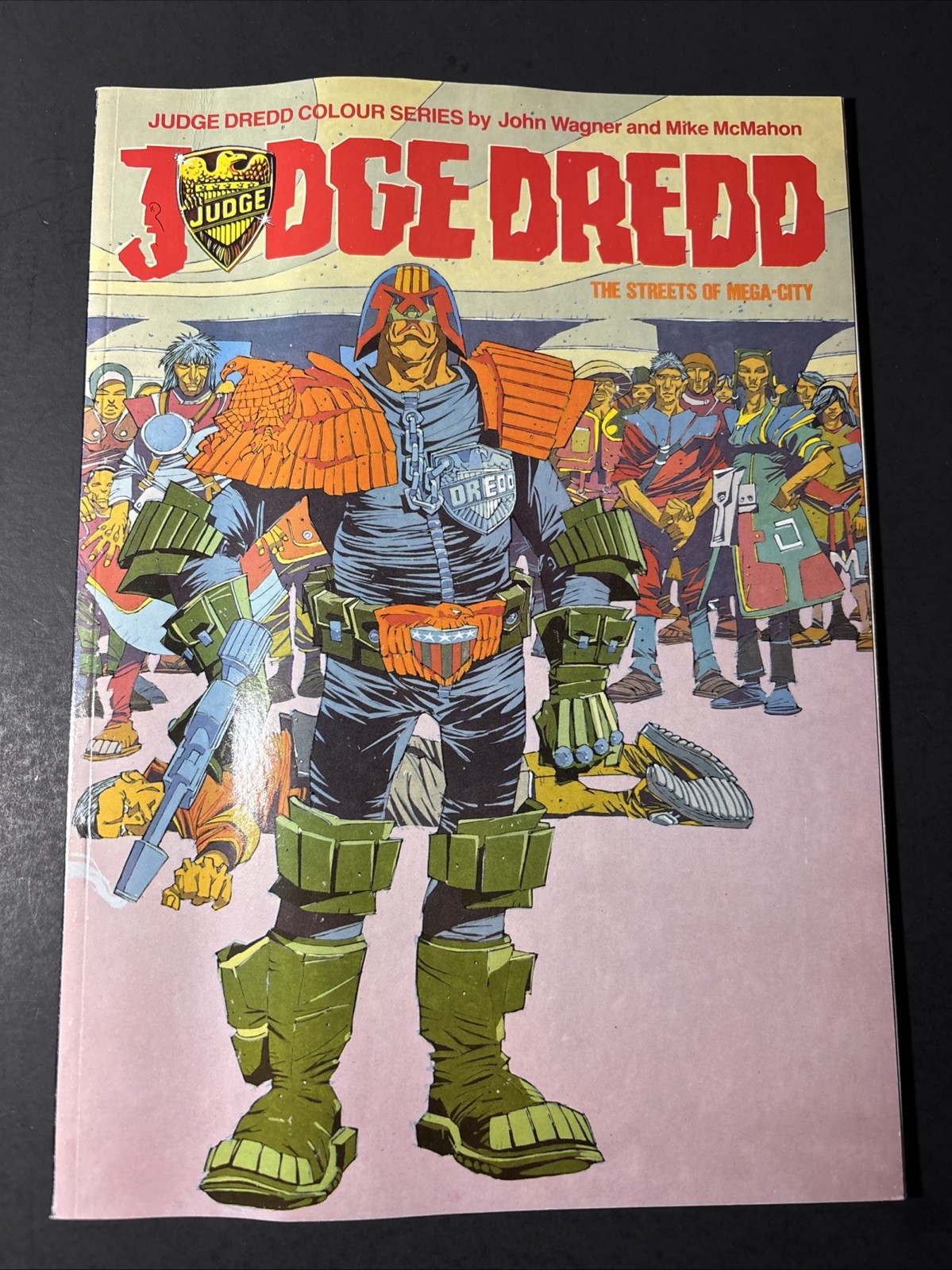 Judge Dredd Colour Series: The Streets of Mega-City First Edition 1982 JL