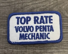 Vintage Top Rate Volvo Penta Mechanic Patch Car Work Uniform