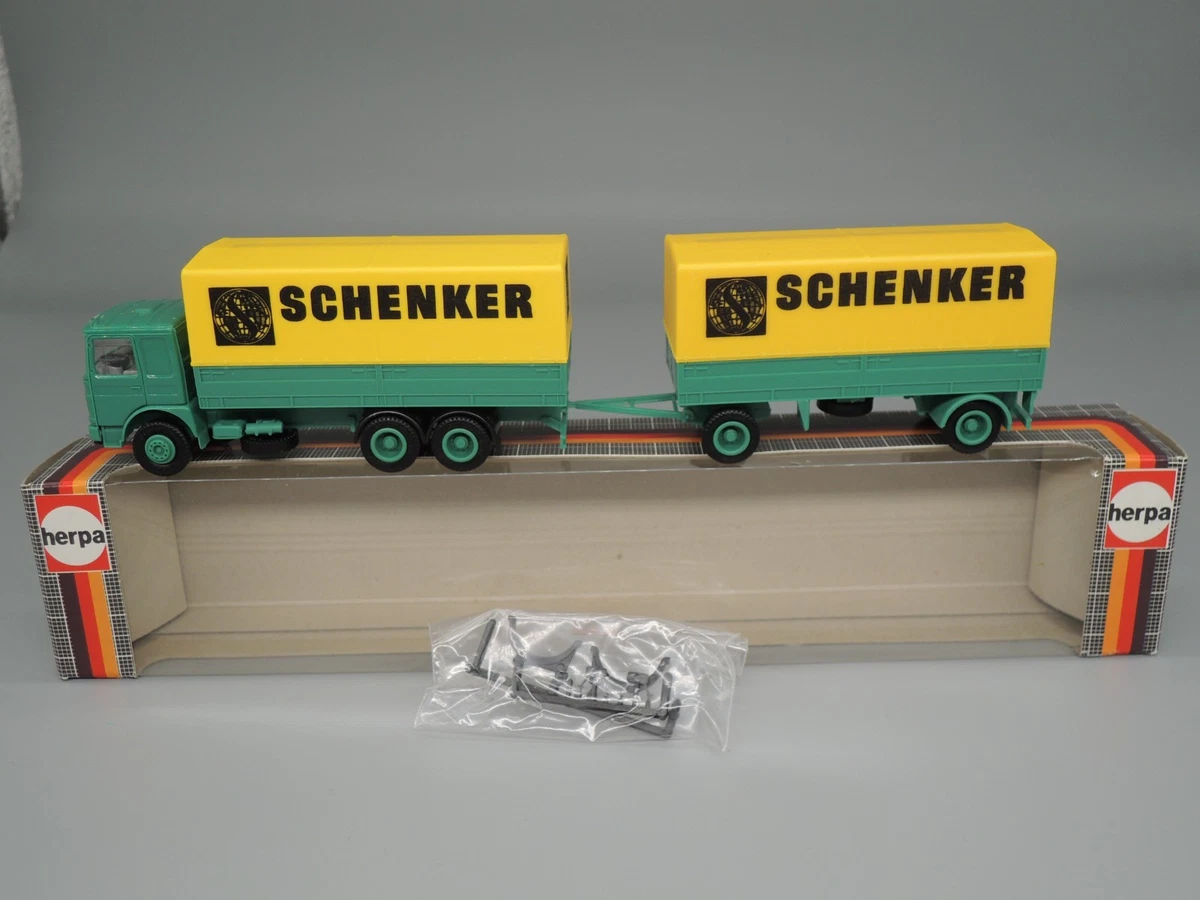 Herpa Sondermodell MAN F2000 Sattelzug - Schenker Eurocargo - Echelle 1:87 - HO