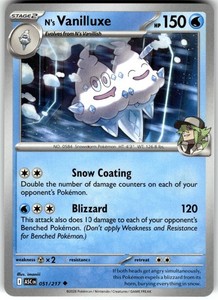 N's Vanilluxe 051/217 Ascended Heroes Uncommon