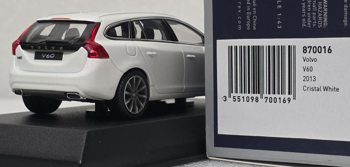 Volvo V60 2013 Cristal White 1:43 Norev 870016 EXTREMELY RARE!! | eBay