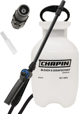Chapin 20075 Disinfectant Bleach Sprayer, 1 Gallon, Made in the USA, Adjustable