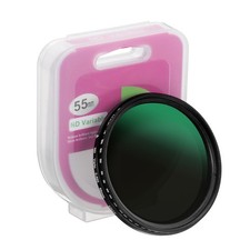 55mm ND Filter Variable ND Lens ND2-ND400 Adjustable Neutral Density Filter