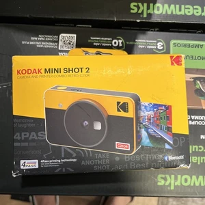 Kodak Mini Shot 2 Retro & Cartridge (8 Photos) Brand New Free Shipping
