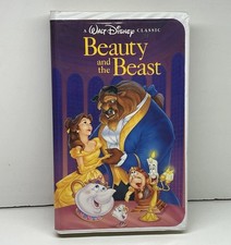 Beauty  the Beast VHS Disney Video Tape Black Diamond VTG Clamshell Nearly New 