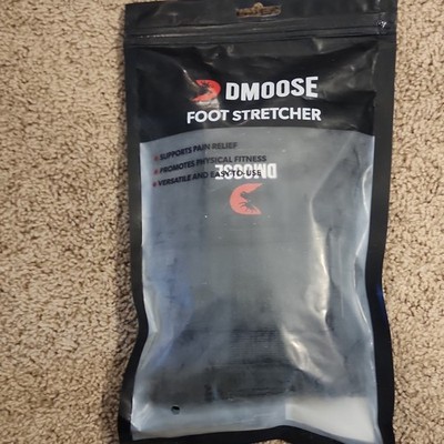 DMoose Foot Stretcher for Feet, Portable Lightweight, Black, Gym & Training