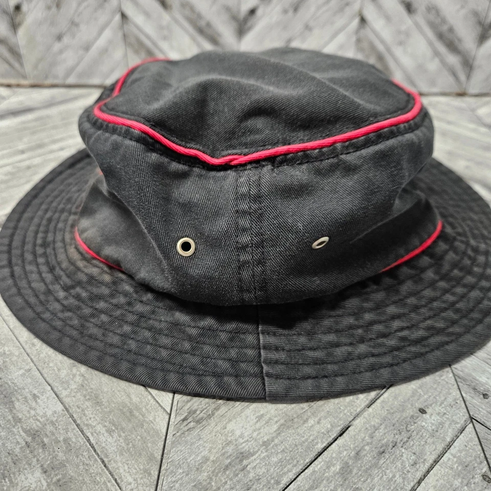 Sombrero Puma Bucket Mujer L/XL Negro Amarillo Bordado Foto 2 de 4