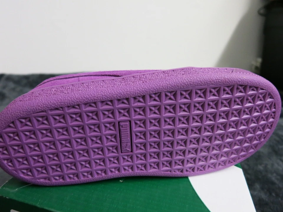 Puma Gamuza Clásico Mono Infantil Púrpura Zapatos Tenis Talla 10C ¡NUEVO CON CAJA! Foto 4 de 4