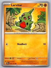 Pokemon TCG Larvitar 047/131 Prismatic Evolutions (2 card minimum)
