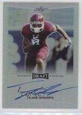 2016 Leaf Metal Draft Tajae Sharpe #BA-TS1 Auto 0l1