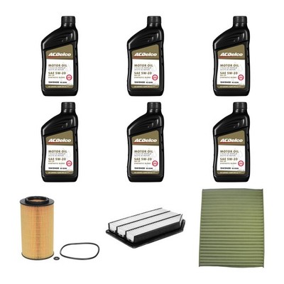 ACDelco 10-9286 5W-20 Syn Blend / Air Oil Cabin Filters PF2261 CF3249 A3654C