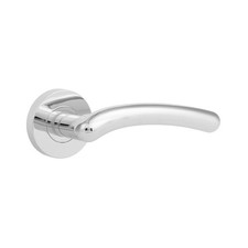 Jigetch Kona Door Handle Pack Polished Chrome – Handle, Latch & 2x3" Hinges