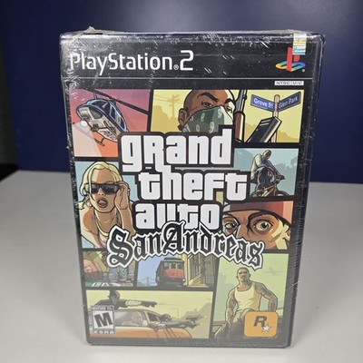 Grand Theft Auto: San Andreas (Sony PlayStation 2, 2004) Brand New First Print