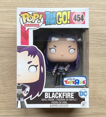 Funko Pop Teen Titans Go! Blackfire #454 (Karton Gebrauchsspuren) + gratis Schutz