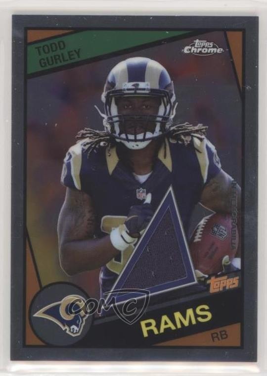 2015 Topps Chrome 60th Anniversary Wal-Mart Relics Todd Gurley II Rookie RC 2r5