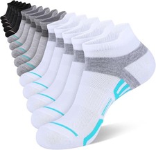 shnn 15 Pairs Womens Ankle Socks Lightweight Breathable Casual Low Cut Socks for