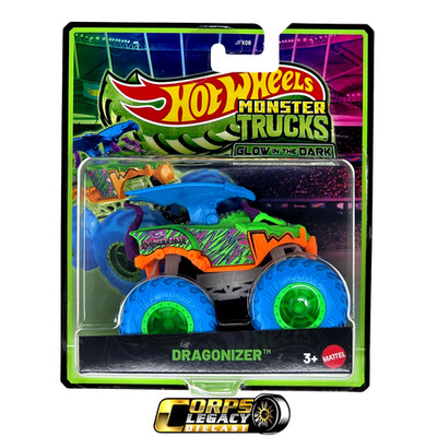Hot Wheels Monster Trucks Dragonizer Glow in the Dark 1:64 2026 Mattel NEW