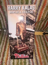 Harry Kalas Replica Statue - Philadelphia Phillies SGA 8/20/2016 - New in Box