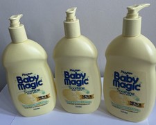 3 Pack New Old Stock Vintage 2001 Playtex Baby Magic Soothing Baby Bath 15oz