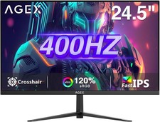 Gaming Monitor- 24.5 Inch 400Hz Monitor with 1080P Full HD Adaptive Sync Black