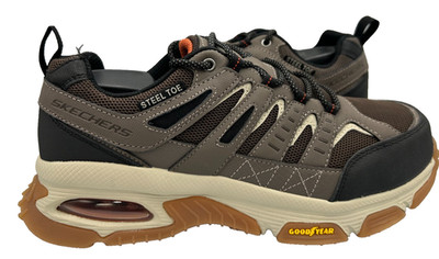 Skechers Men's Skech-Air Envoy Arcket Trail Shoes Taupe/Black Size:9 147A