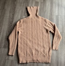 Mango MNG Womens Turtleneck Knit Dress Oversized Size XS Minimalist Scandi Girl
