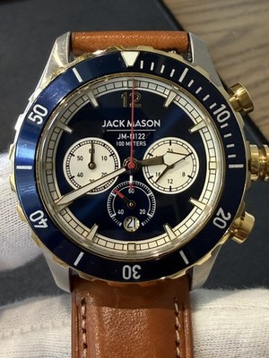 Jack Mason Halyard Sport Chronograph | Blue Dial | JM-N122-003 | RARE