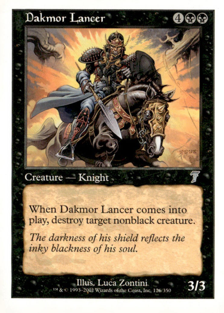 7th Edition #126 Dakmor Lancer