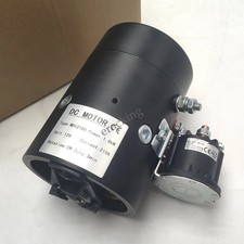 1PC Semi-Electric Forklift MD12160 Hydraulic Motor Oil Pump Power Unit DC12V/24V