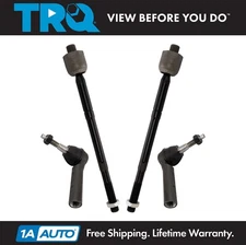 TRQ Front Inner & Outer Tie Rod Set Inner & Outer Fits Buick Cadillac