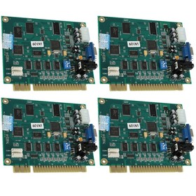 4x 60 In1 Multicade PCB Board CGA/VGA Output For Classic Jamma Arcade Game NEW