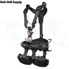 Full Body Harness Black M Rescue Rigging Rope Access Fall Arrest Purpose
