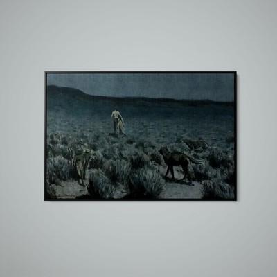 Frederic Remington - Wolves - Art Print on Paper or Canvas