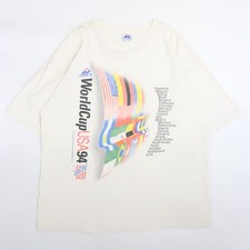 Vintage USA 1994 World Cup Soccer Football T-Shirt Size Large FIFA