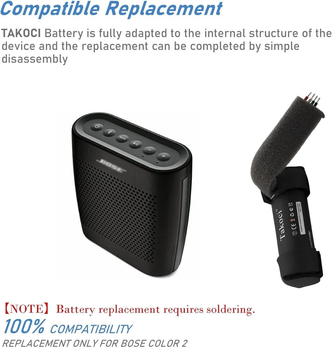 064458 626161-0010 Battery For Bose soundlink Color Ⅰ Ⅱ