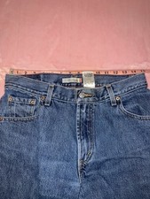 Levi's 550 Relaxed Tapered Women's Jeans 12 S Blue 100 Cotton Denim