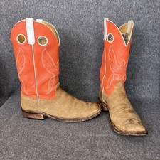 Anderson Bean Western Boots Men s 12 D Orange...